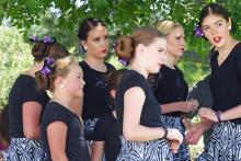 Dancers in the wings